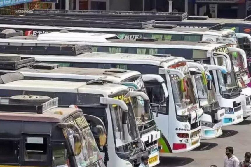 18 நாள் பஞ்சாயத்து ஓவர் : வெளிமாநிலங்களுக்கு மீண்டும் துவங்கிய தனியார் ஆம்னி பஸ் சேவை 