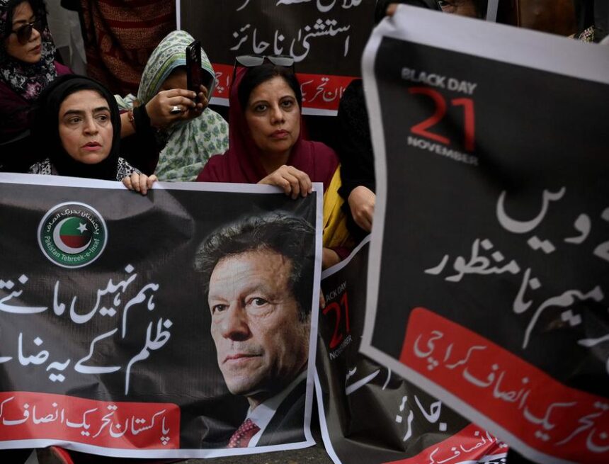 Imran Khan's sisters demand probe into 'brutal' police assault on them outside Pakistan’s Adiala Jail Imran Khan’s sisters demand probe into ‘brutal’ police assault on them outside Pakistan’s Adiala Jail