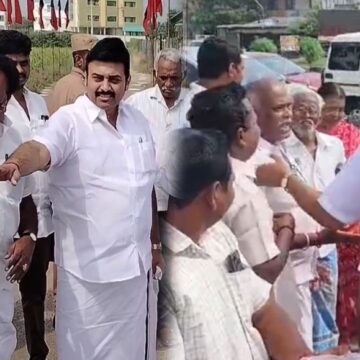 அமைச்சர் முன்னிலையில் தகாத வார்த்தையால் வசைப்பாடி வாக்குவாதம்- ராசிபுரம் திமுகவில் உட்கட்சி பூசல்? அமைச்சர் முன்னிலையில் தகாத வார்த்தையால் வசைப்பாடி வாக்குவாதம்- ராசிபுரம் திமுகவில் உட்கட்சி பூசல்?