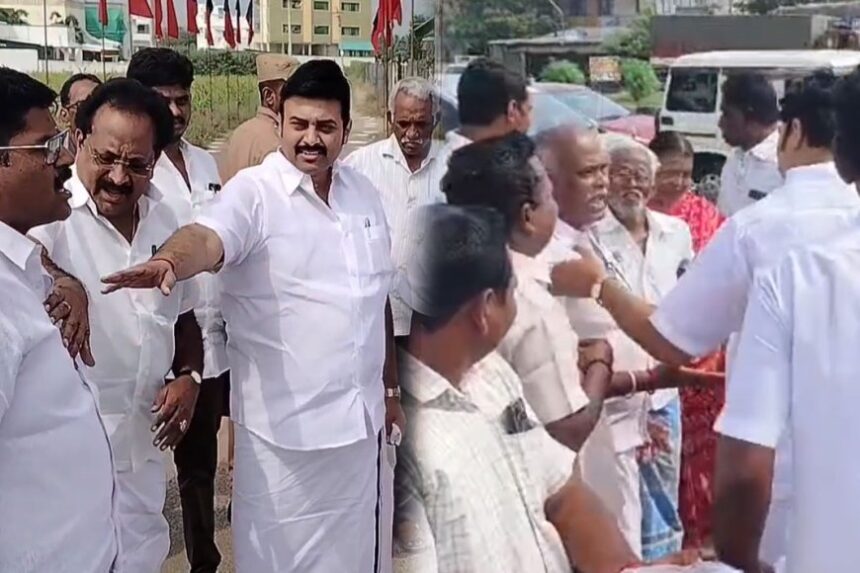 அமைச்சர் முன்னிலையில் தகாத வார்த்தையால் வசைப்பாடி வாக்குவாதம்- ராசிபுரம் திமுகவில் உட்கட்சி பூசல்?