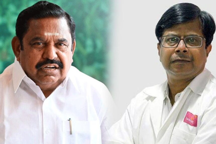 அரசு மருத்துவர் மீது கத்திக்குத்து – எடப்பாடி பழனிசாமி கண்டனம் 