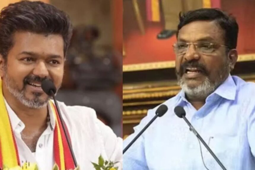 ஆட்சி அதிகாரத்தில் பங்கு: ஒரே மேடையில் தோன்றும் திருமா-விஜய்-அரசியலில் புதிய பரபரப்பு ஆட்சி அதிகாரத்தில் பங்கு: ஒரே மேடையில் தோன்றும் திருமா-விஜய்-அரசியலில் புதிய பரபரப்பு