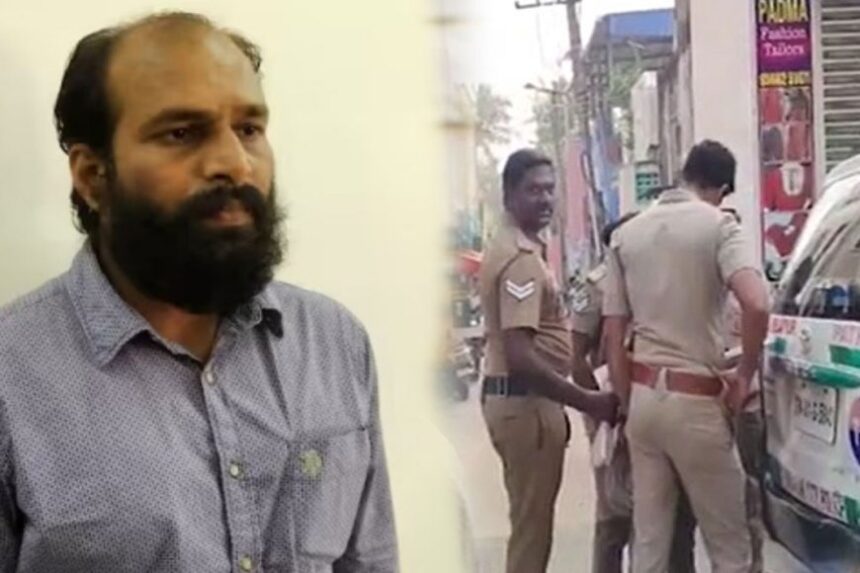 என்கவுன்டர் செய்யப்பட்ட ரவுடி சீசிங் ராஜா வீட்டில் சோதனை- போலீஸ் குவிப்பு