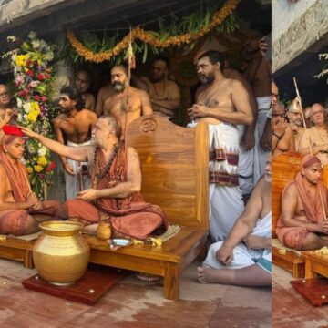 காஞ்சி சங்கர மடத்தின் இளைய மடாதிபதியாக ஸ்ரீ சத்திய சந்திரசேகரேந்திர சரஸ்வதி சுவாமிகள் பொறுப்பேற்பு காஞ்சி சங்கர மடத்தின் இளைய மடாதிபதியாக ஸ்ரீ சத்திய சந்திரசேகரேந்திர சரஸ்வதி சுவாமிகள் பொறுப்பேற்பு