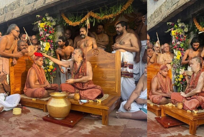 காஞ்சி சங்கர மடத்தின் இளைய மடாதிபதியாக ஸ்ரீ சத்திய சந்திரசேகரேந்திர சரஸ்வதி சுவாமிகள் பொறுப்பேற்பு