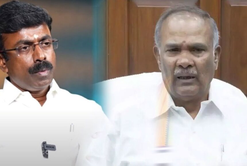 சபாநாயகருக்கு எதிரான வழக்கு - அதிமுக வழக்கறிஞருக்கு நீதிமன்றம் கேள்வி சபாநாயகருக்கு எதிரான வழக்கு – அதிமுக வழக்கறிஞருக்கு நீதிமன்றம் கேள்வி