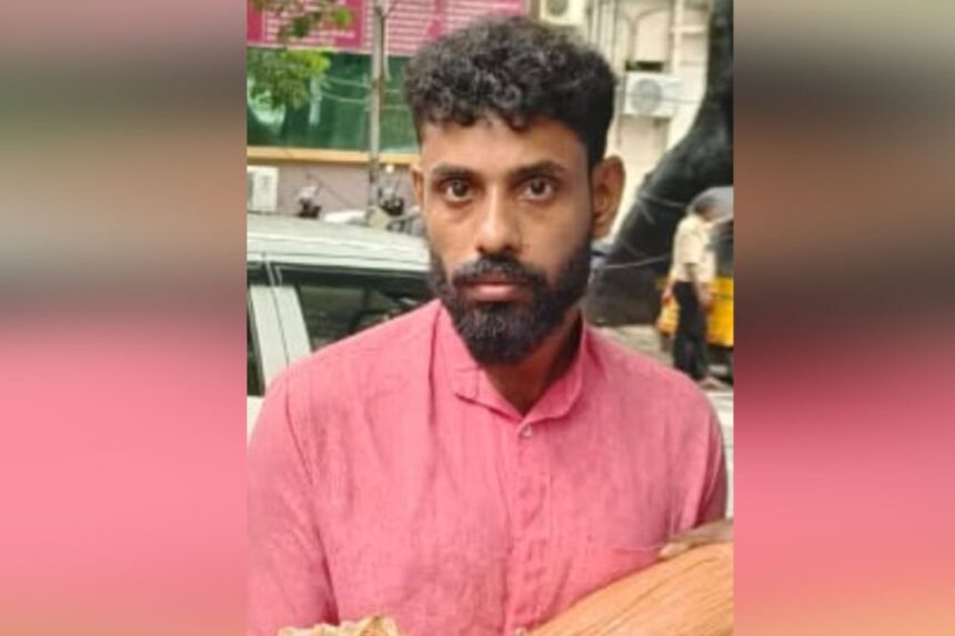 சென்னையில் தொழிலாளர்கள் தான் குறி-கேரள இளைஞர் கஞ்சாவுடன் கைது