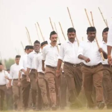 சென்னையில் நடைபெற்ற ஆர்.எஸ்.எஸ் அணிவகுப்பு