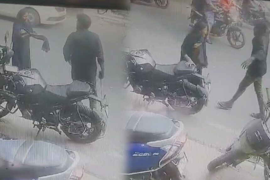 சென்னையில் பட்டப்பகலில் இளம்பெண்ணை வெட்ட முயற்சி- சிசிடிவி காட்சி வெளியாகி அதிர்ச்சி