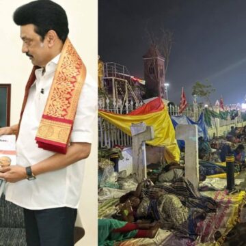 தூய்மைப் பணியாளர்கள் போராட்டம்: சமூகநீதிக் கண்ணோட்டத்தில் அணுக கி.வீரமணி கோரிக்கை