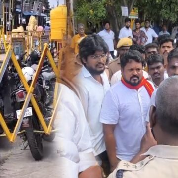 தேவர் ஜெயந்தியில் தவெக வாகனங்கள் பறிமுதல் – போலீசாருடன் வாக்குவாதத்தில் ஈடுபட்டதால் பரபரப்பு