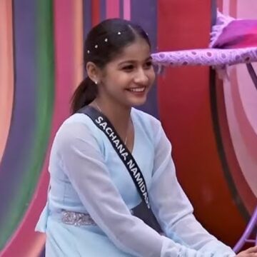 பிக்பாஸ் வீட்டிற்குள் மீண்டும் சாச்சனா என்ட்ரி – ரசிகர்கள் உற்சாகம் 