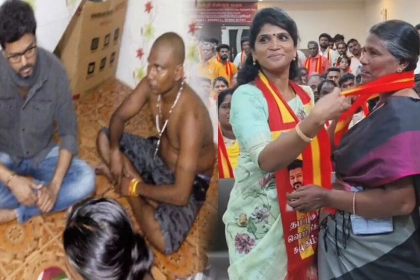 விஜய் எங்களுக்காக வந்தாரு. விஜய் எங்களுக்காக வந்தாரு..தவெகவில் இணைந்த ஸ்னோலின் தாயார் உருக்கம்