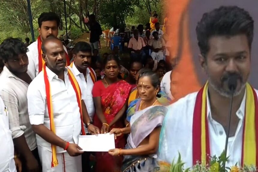 விஜய் போட்ட உத்தரவு- மதுரையில் மக்களுக்கு தவெகவினர் நேரில் ஆதரவு 