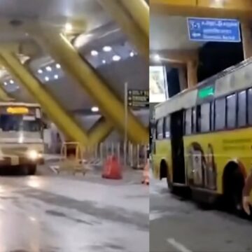 விட்றா ஏர்போட்டுக்கு பஸ்-அ..டாக்சி கிடைக்காமல் தவித்த பயணிகள்.. பிக்-அப் செய்ய விரைந்த அரசு பேருந்து