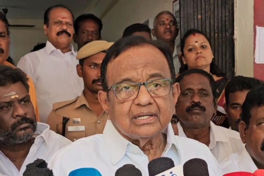 விமான சாகச நிகழ்ச்சியில் நடந்தது துரதிஷ்டவசமானது- ப.சிதம்பரம் கருத்து