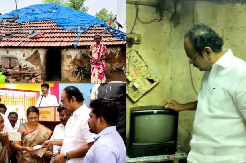 வீடற்ற பெண்ணின் கோரிக்கை: 6 மாதத்தில் தீர்வு கண்ட அமைச்சர் தங்கம் தென்னரசு