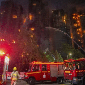 Hong Kong: 36 dead as fire engulfs high-rise buildings; over 250 people still missing