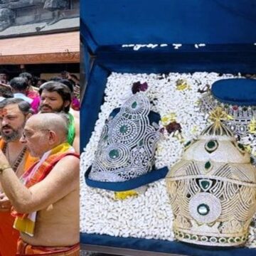 Ilaiyaraaja offers diamond crown and golden sword at Mookambika temple: ‘Whatever I have got in life was a gift from the goddess…’ Ilaiyaraaja offers diamond crown and golden sword at Mookambika temple: ‘Whatever I have got in life was a gift from the goddess…’