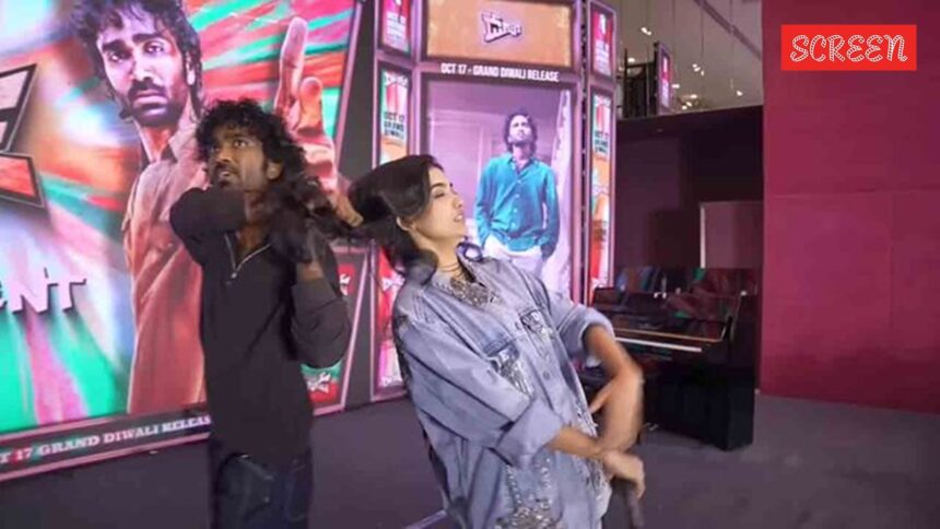 Pradeep Ranganathan pulls Mamitha Baiju’s hair at Dude event; fans defend actor: ‘They were asked to recreate…’ Pradeep Ranganathan pulls Mamitha Baiju’s hair at Dude event; fans defend actor: ‘They were asked to recreate…’
