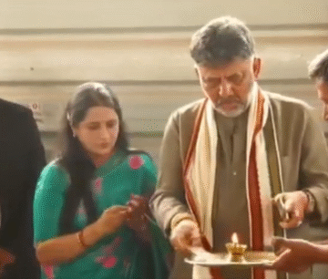 Seeking divine intervention? DK Shivakumar visits temple after Siddaramaiah ‘truce’; feels ‘sense of glory’