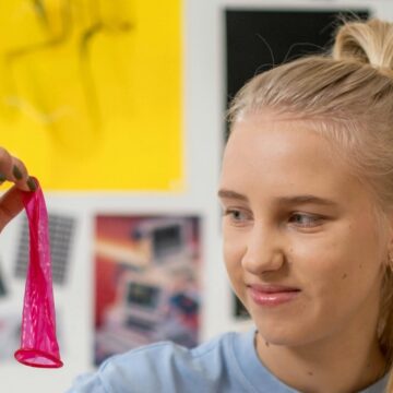 Why you must always tie the open end of a used condom before disposing of it