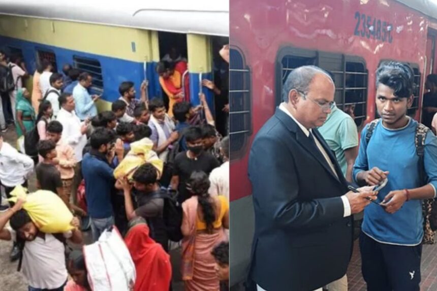 என்னது ! ரயிலில் ராமேஸ்வரம் வந்த உ.பி. பக்தர்கள் 300 பேர் டிக்கெட் எடுக்கலயா..!!