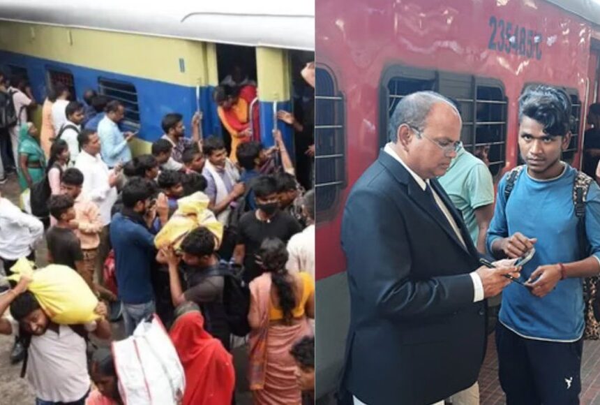 என்னது ! ரயிலில் ராமேஸ்வரம் வந்த உ.பி. பக்தர்கள் 300 பேர் டிக்கெட் எடுக்கலயா..!!