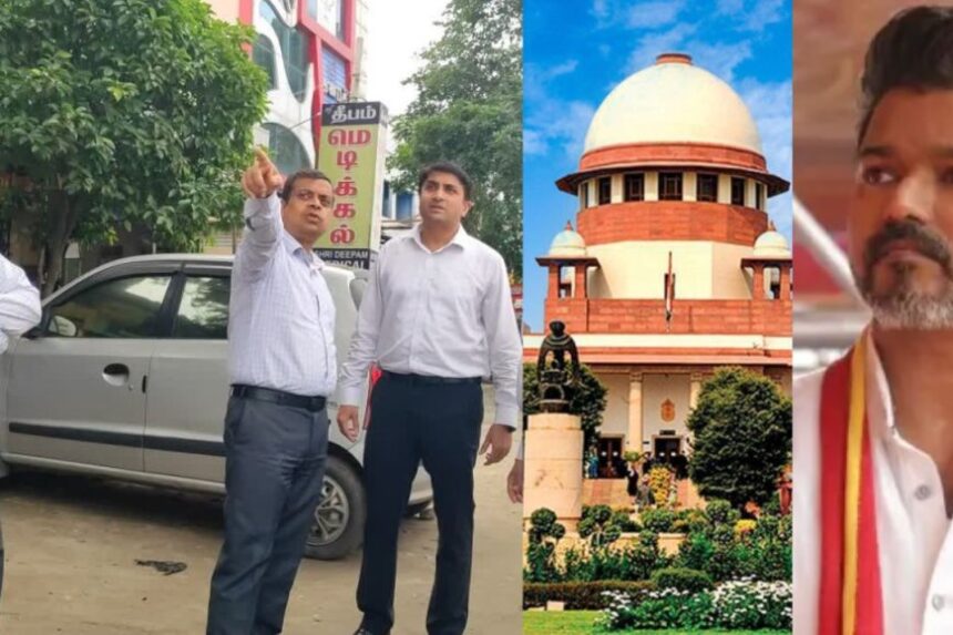 கரூர் கூட்ட நெரிசல் : உச்சநீதிமன்ற குழு பாதிக்கப்பட்டவர்களிடம் மனு பெறுகின்றனர்