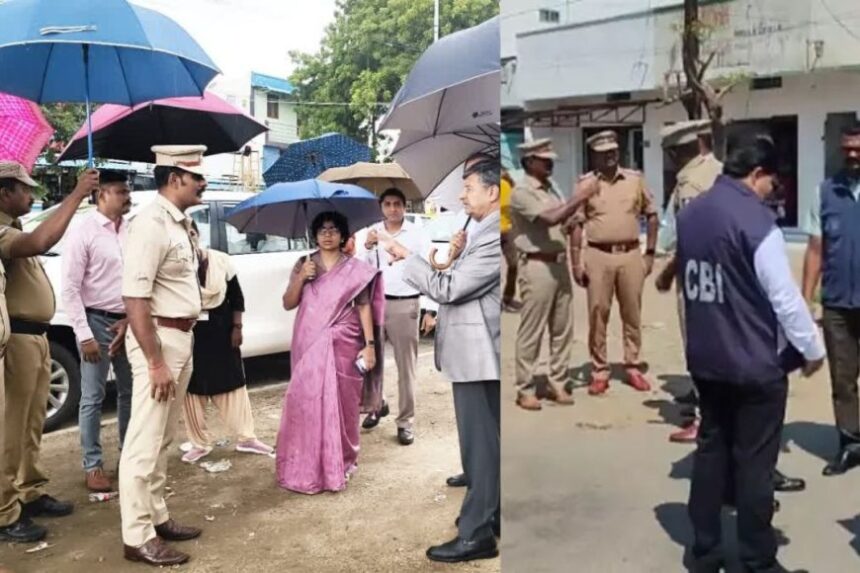 கரூர் கூட்ட நெரிசல் : சம்பவ இடத்தை நேரில் ஆய்வு செய்த உச்சநீதிமன்ற கண்காணிப்புக்குழு கரூர் கூட்ட நெரிசல் : சம்பவ இடத்தை நேரில் ஆய்வு செய்த உச்சநீதிமன்ற கண்காணிப்புக்குழு