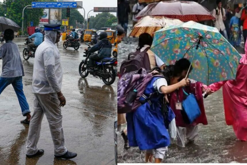 சென்னையில் கனமழை : பள்ளி, கல்லூரிகளுக்கு அரை நாள் விடுமுறை ?