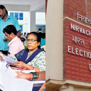 தமிழகம் உள்பட 12 மாநிலங்களுக்கு எஸ்ஐஆர் படிவம் சமர்ப்பிக்க டிச தமிழகம் உள்பட 12 மாநிலங்களுக்கு எஸ்ஐஆர் படிவம் சமர்ப்பிக்க டிச.11 வரை அவகாசம் நீட்டிப்பு: தேர்தல் ஆணையம் அறிவிப்பு