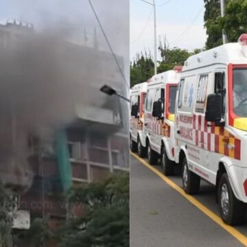 பிஎஸ்என்எல் அலுவலகத்தில் தீ விபத்து: 108 இலவச ஆம்புலன்ஸ் சேவை, மின்வாரிய இணையதளம் முடக்கம்