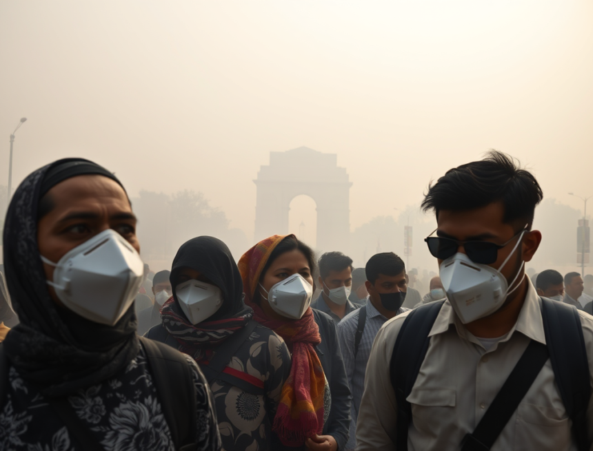 New Delhi’s Air Quality Crisis: Toxic Smog Hits Hazardous Levels