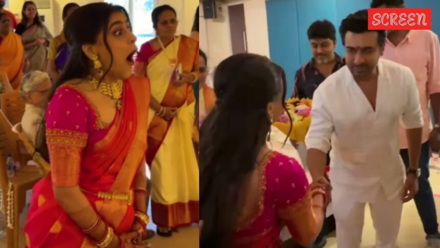 Suriya surprises bride at her wedding, jealous fans say, ‘What more could she dream of?’