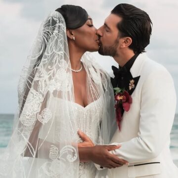 Venus Williams weds Andrea Preti in a stunning lace fishtail gown, says her adenomyoma diagnosis brought the couple closer