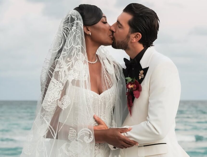 Venus Williams weds Andrea Preti in a stunning lace fishtail gown, says her adenomyoma diagnosis brought the couple closer