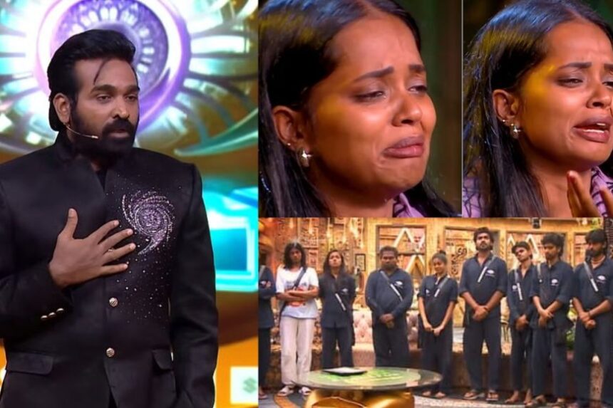 பிக்பாஸ் நிகழ்ச்சிக்கு மனித உரிமை மீறல், சாப்பாடு போடுவது இல்லை : நடிகர் விஜய்சேதுபதி மீது போட்டியாளர் நந்தினி சரமாரி குற்றச்சாட்டு 