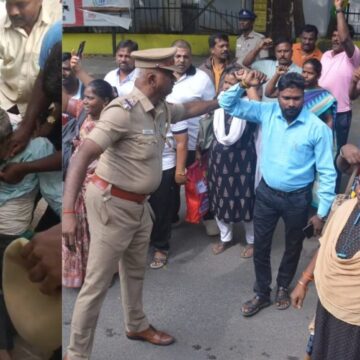 போராட்டத்தில் ஈடுபட்டு கைது செய்யப்பட்ட ஆசிரியர் விஷம் குடித்து தற்கொலை முயற்சி: மருத்துவமனையில் அனுமதி