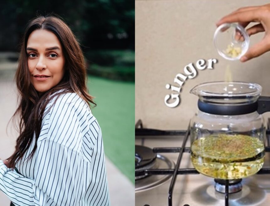 ‘Nothing like a warm, fuzzy recommended drink’: Neha Dhupia’s bedtime sip promises to beat the bloat