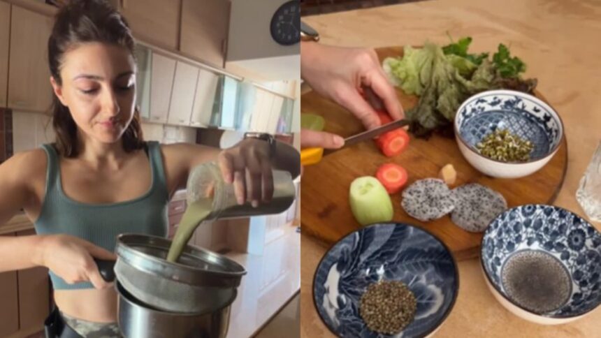 Soha Ali Khan shares her morning green juice for hormone and gut health: ‘This is not a detox…’ Soha Ali Khan shares her morning green juice for hormone and gut health: ‘This is not a detox…’