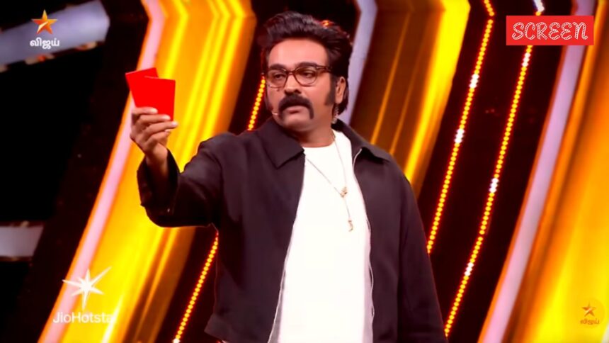 Vijay Sethupathi blasts VJ Paaru, Kamaruddin before evicting them over Sandra incident: ‘Your families would be proud’ Vijay Sethupathi blasts VJ Paaru, Kamaruddin before evicting them over Sandra incident: ‘Your families would be proud’