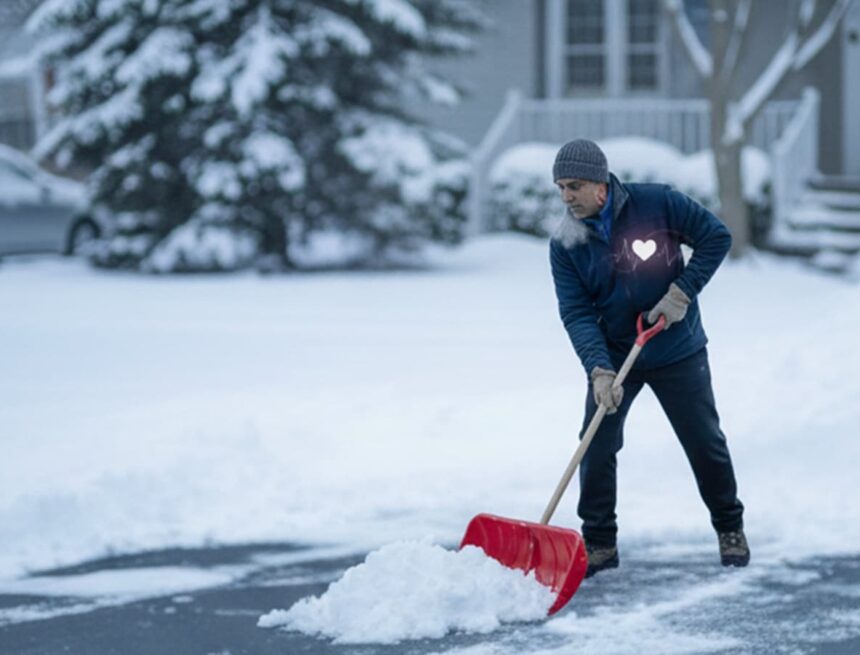 ‘Don’t treat it like a workout’: Cardiologist warns snow shovelling can trigger a heart attack within minutes; we verify