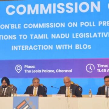 “ஜனநாயகம் காப்பது, தேர்தல் நடத்துவதில் தமிழ்நாடு தான் பெஸ்ட்” தேர்தல் ஆணையர் ஞானேஷ் குமார் புகழாரம் “ஜனநாயகம் காப்பது, தேர்தல் நடத்துவதில் தமிழ்நாடு தான் பெஸ்ட்” தேர்தல் ஆணையர் ஞானேஷ் குமார் புகழாரம்