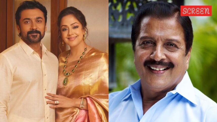 Sivakumar says he was against son Suriya’s relationship with Jyotika: ‘He threatened to stay single forever’