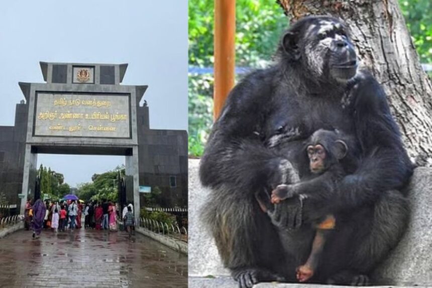 வண்டலூர் உயிரியியல் பூங்காவில் சோகம்: சர்க்கரை நோயால் பெண் மனித குரங்கு உயிரிழப்பு 