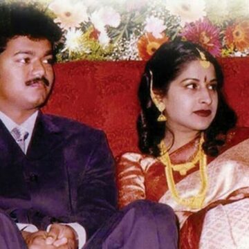 Not a co-star, not a director: Vijay’s strictest critic was always his wife Sangeetha