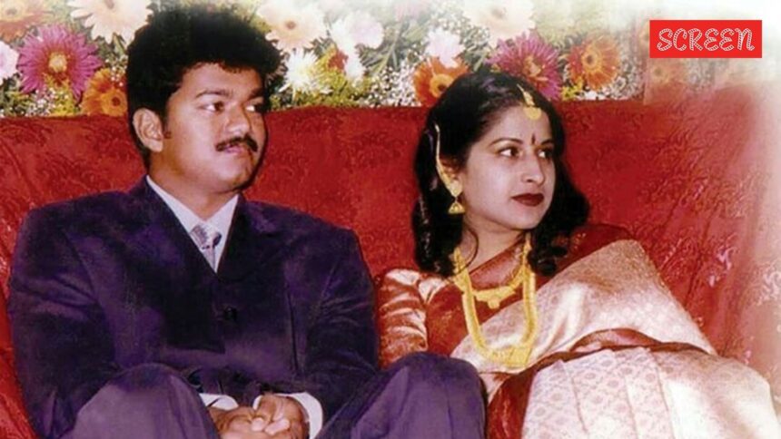 Not a co-star, not a director: Vijay’s strictest critic was always his wife Sangeetha