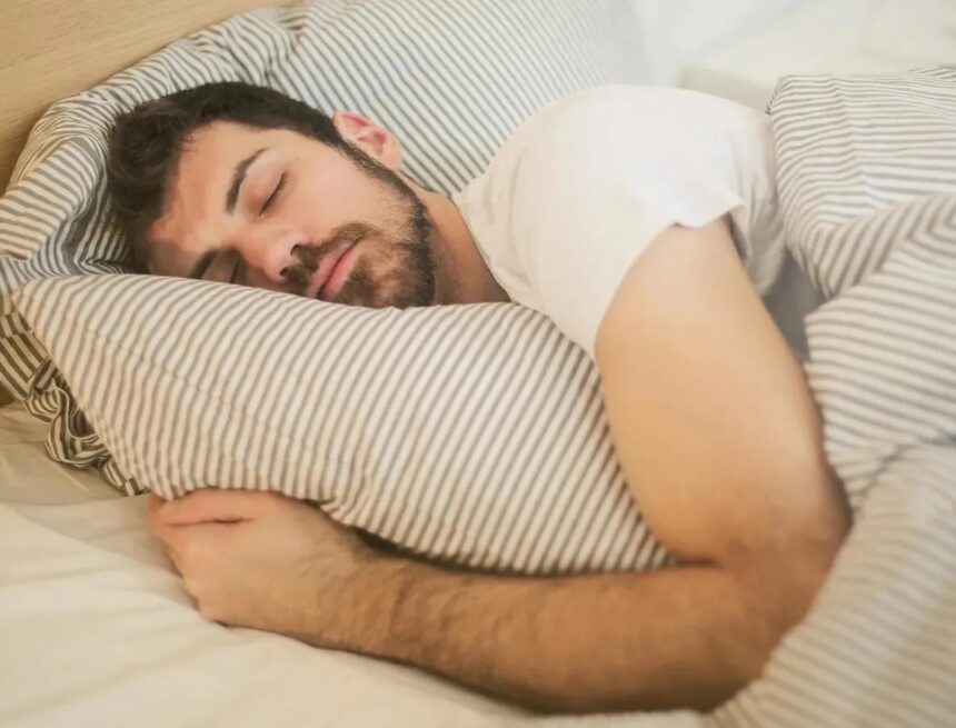 This is why curling up like a puppy might help you drift off