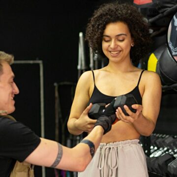 ‘What is the best way for a severely underweight person to gain muscle mass rapidly?’